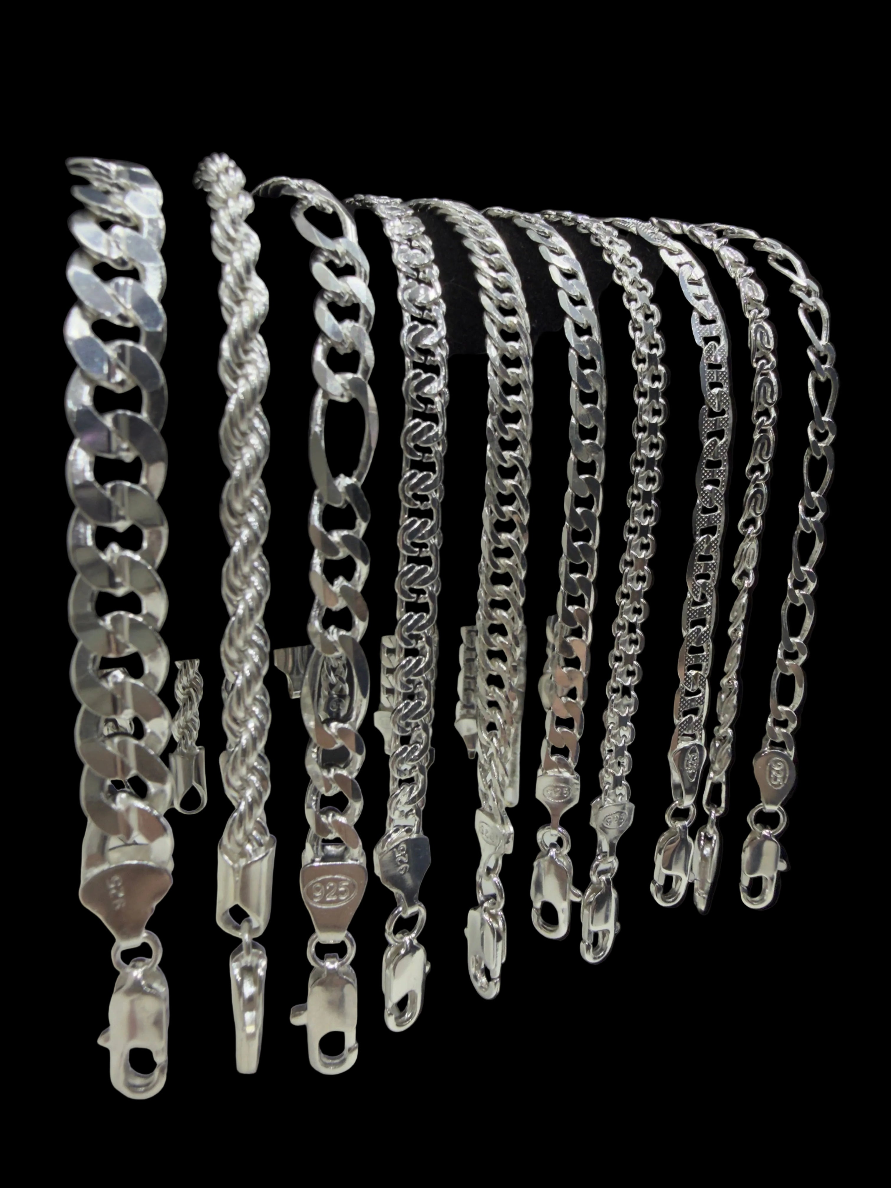 Lote pulseras gruesas