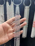 Pulsera Gruesa corazon/medio