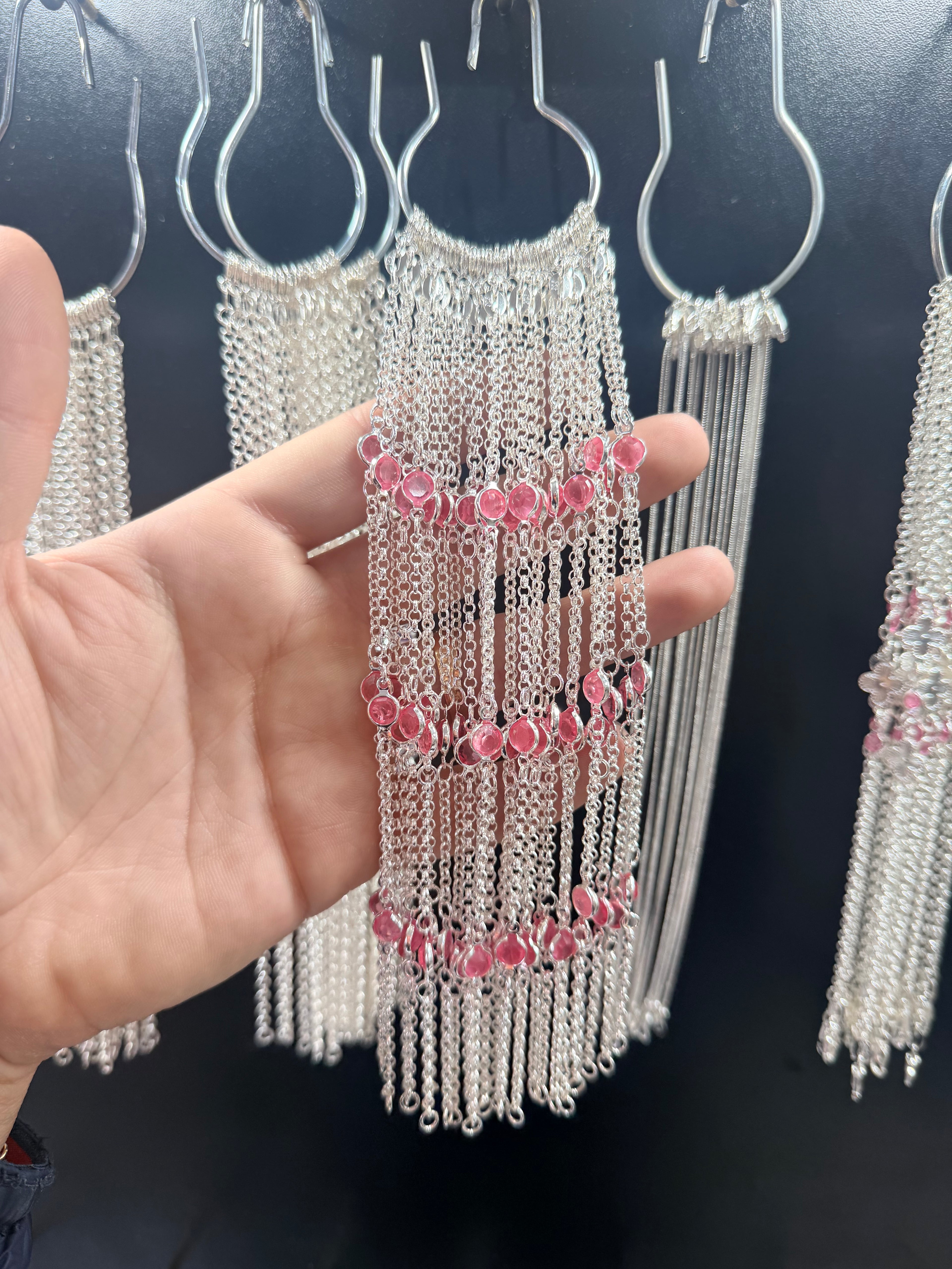 Pulsera piedra rosa