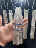 Pulsera gruesa corazon azul