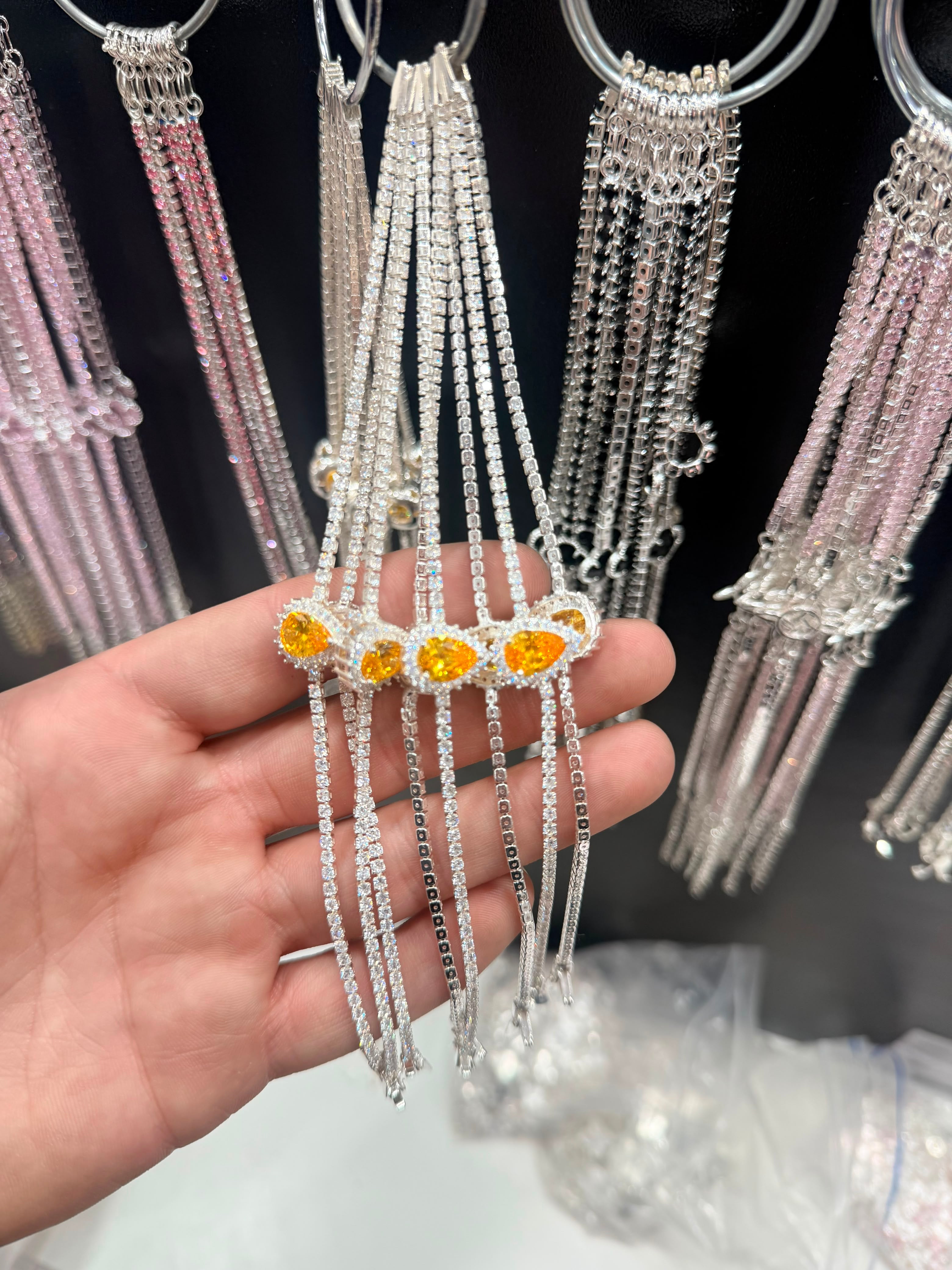 Pulsera centro amarillo