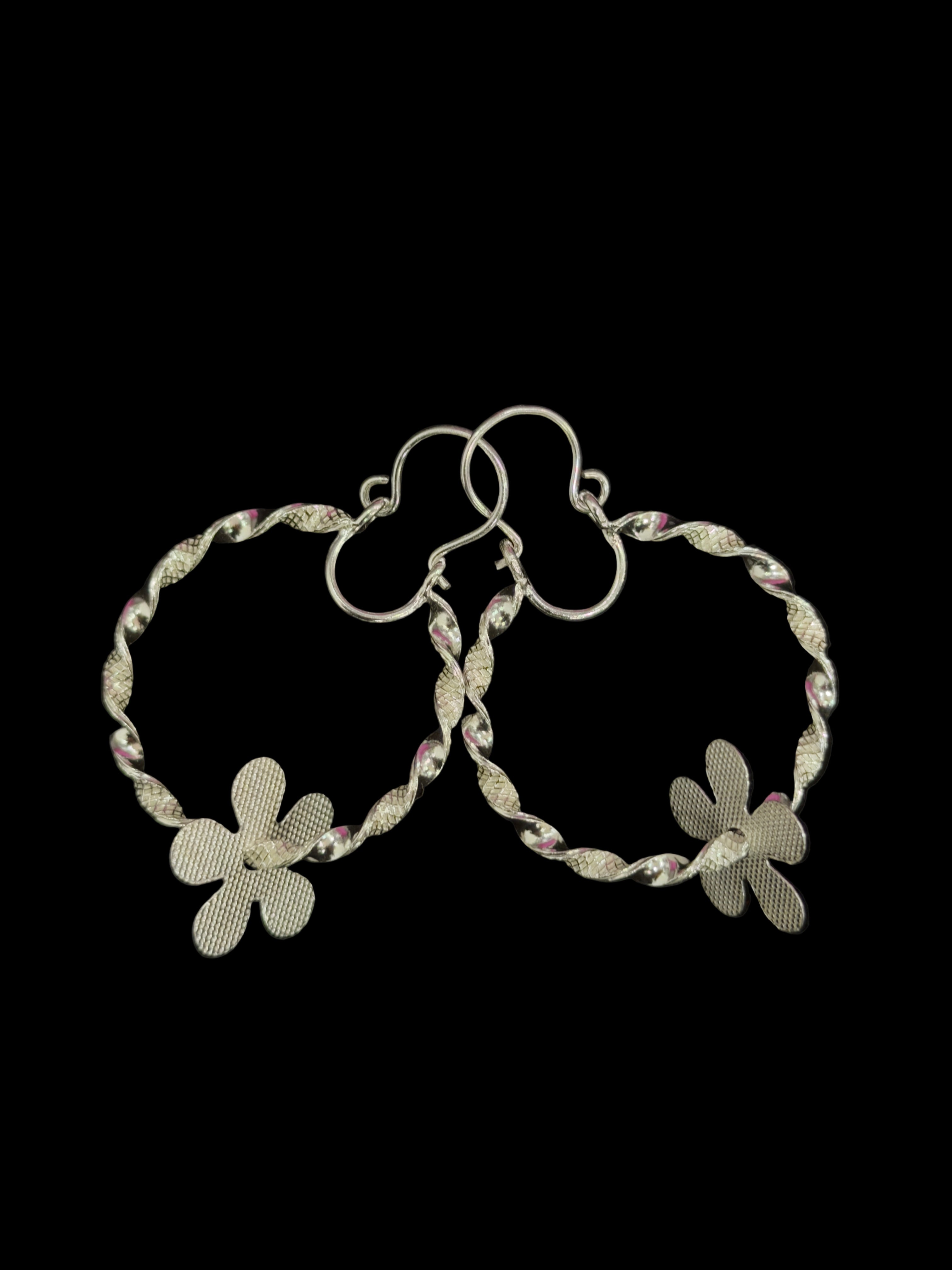 Aros enroscados flor