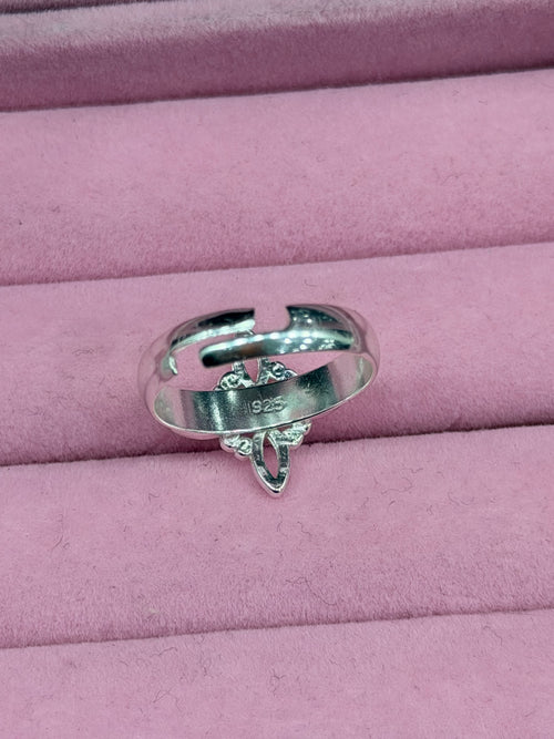 Anillo ajustable Nudo de bruja