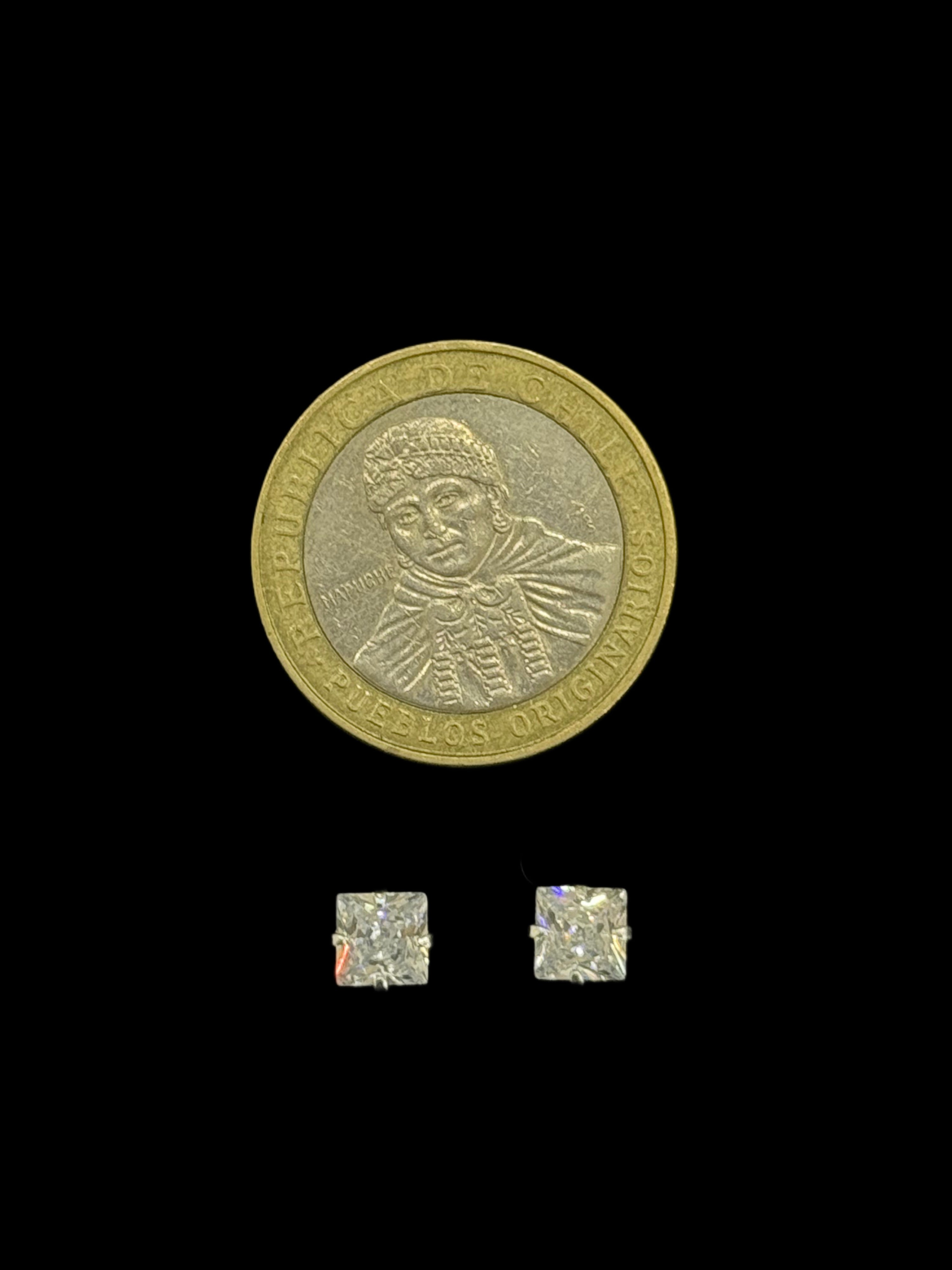 Aros cuadrados cristal