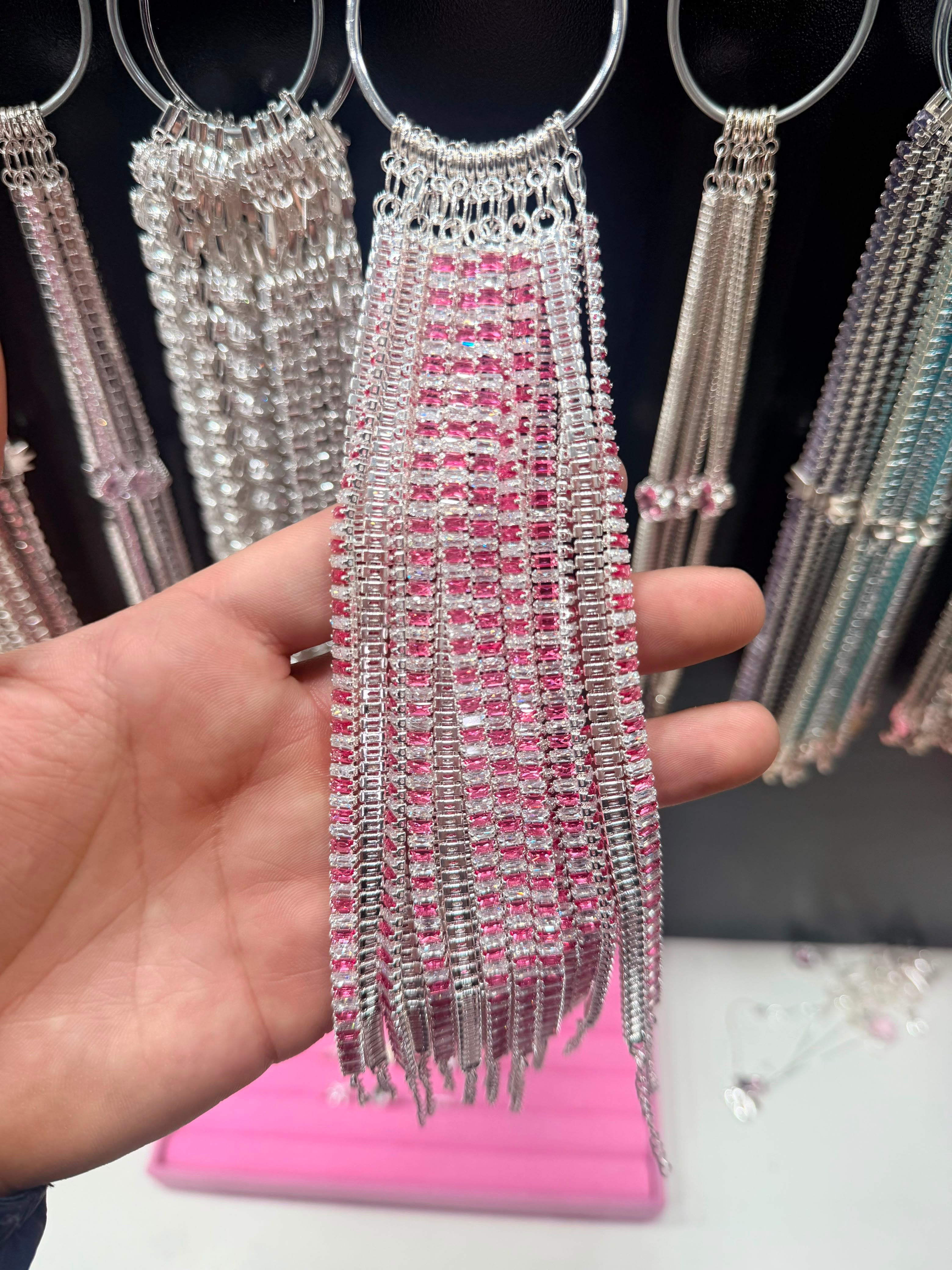 Pulsera tenis caramelo
