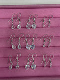 Lote aritos brillantes