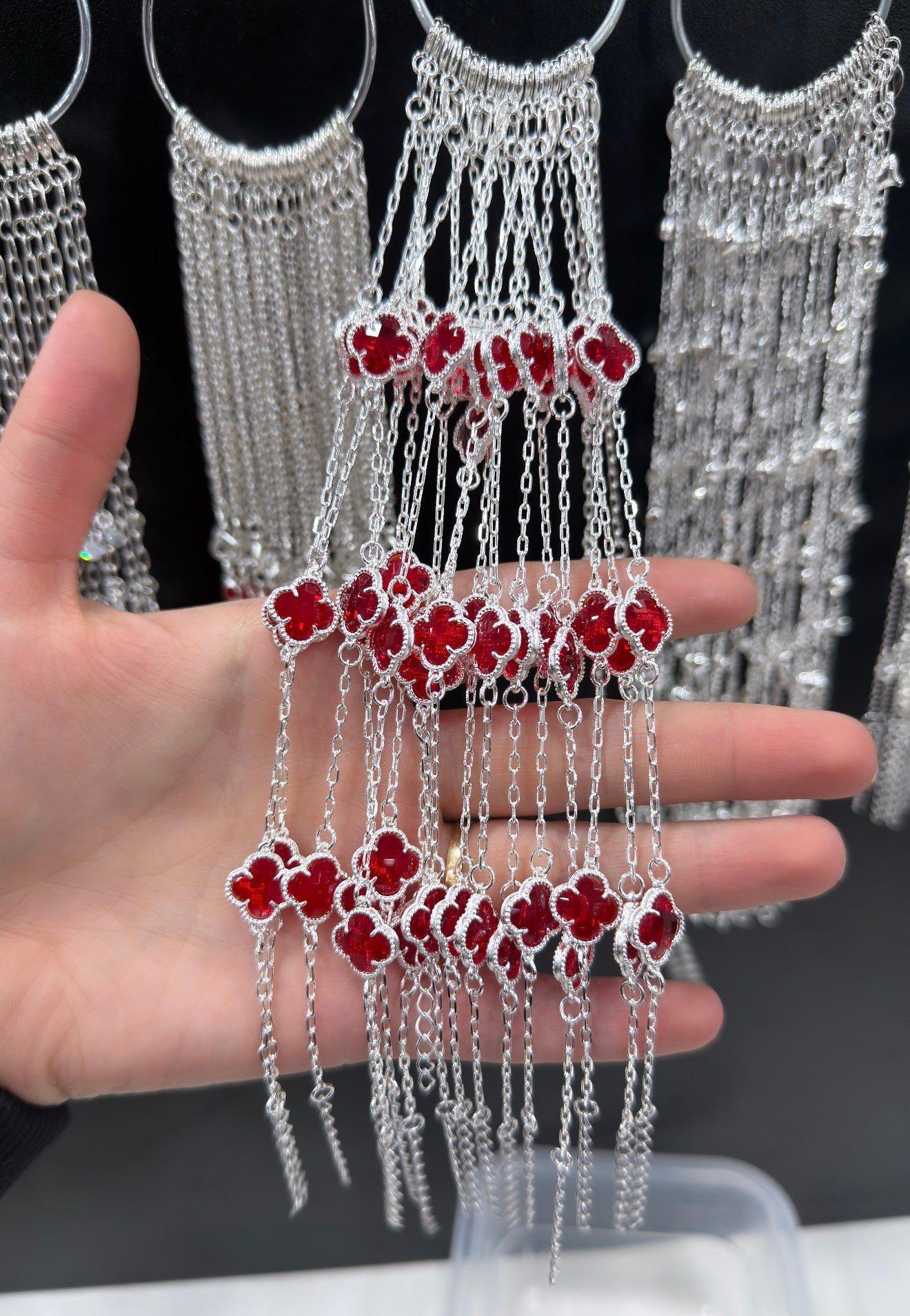 Pulsera Van cleef roja