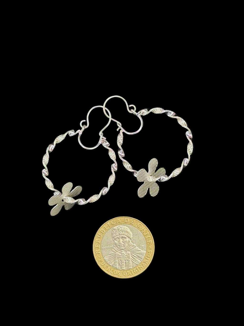 Aros enroscados flor 🌼