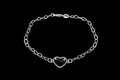 Pulsera corazón negro 🖤