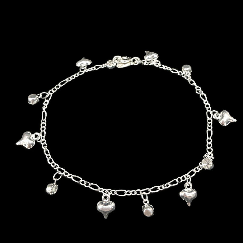 Pulsera corazón y puntitos