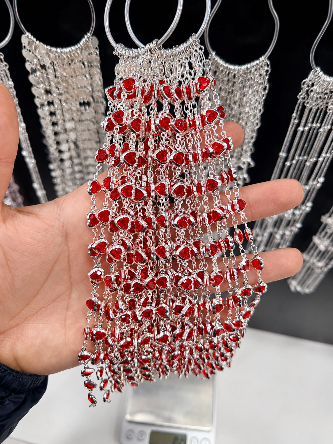 Pulsera Full corazones rojos